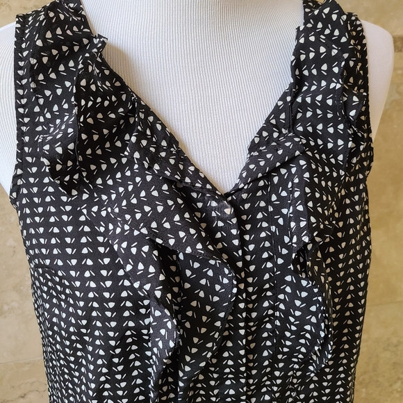 Black and white blouse - Picture 4 of 4